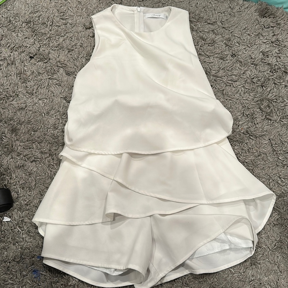 Women’s White Romper